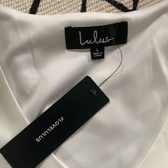NWT. Lulus white shift dress. Super cute for any occasion. - Picture 2 of 4